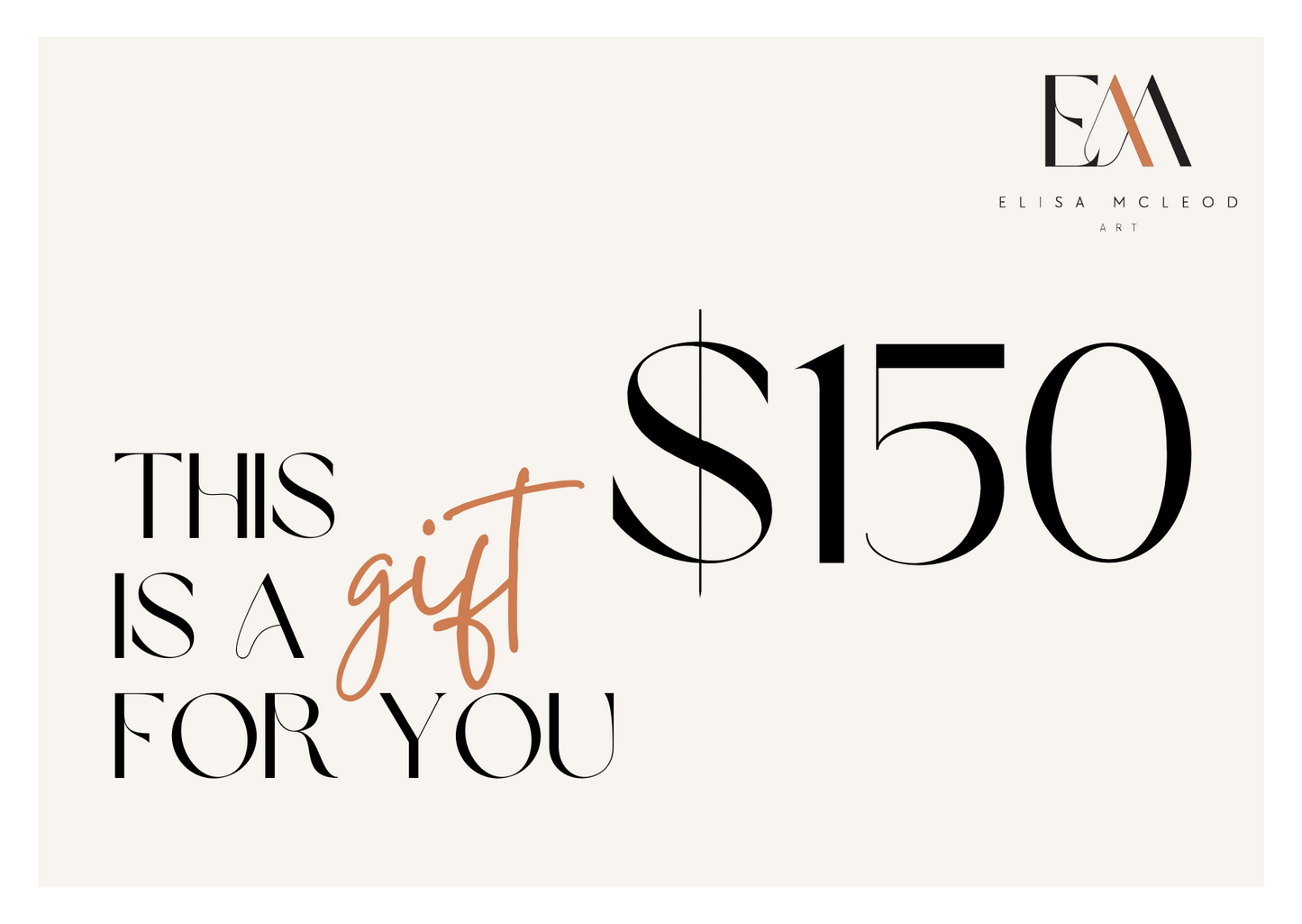 Elisa McLeod Art Gift Card: Share the Gift of Creativity